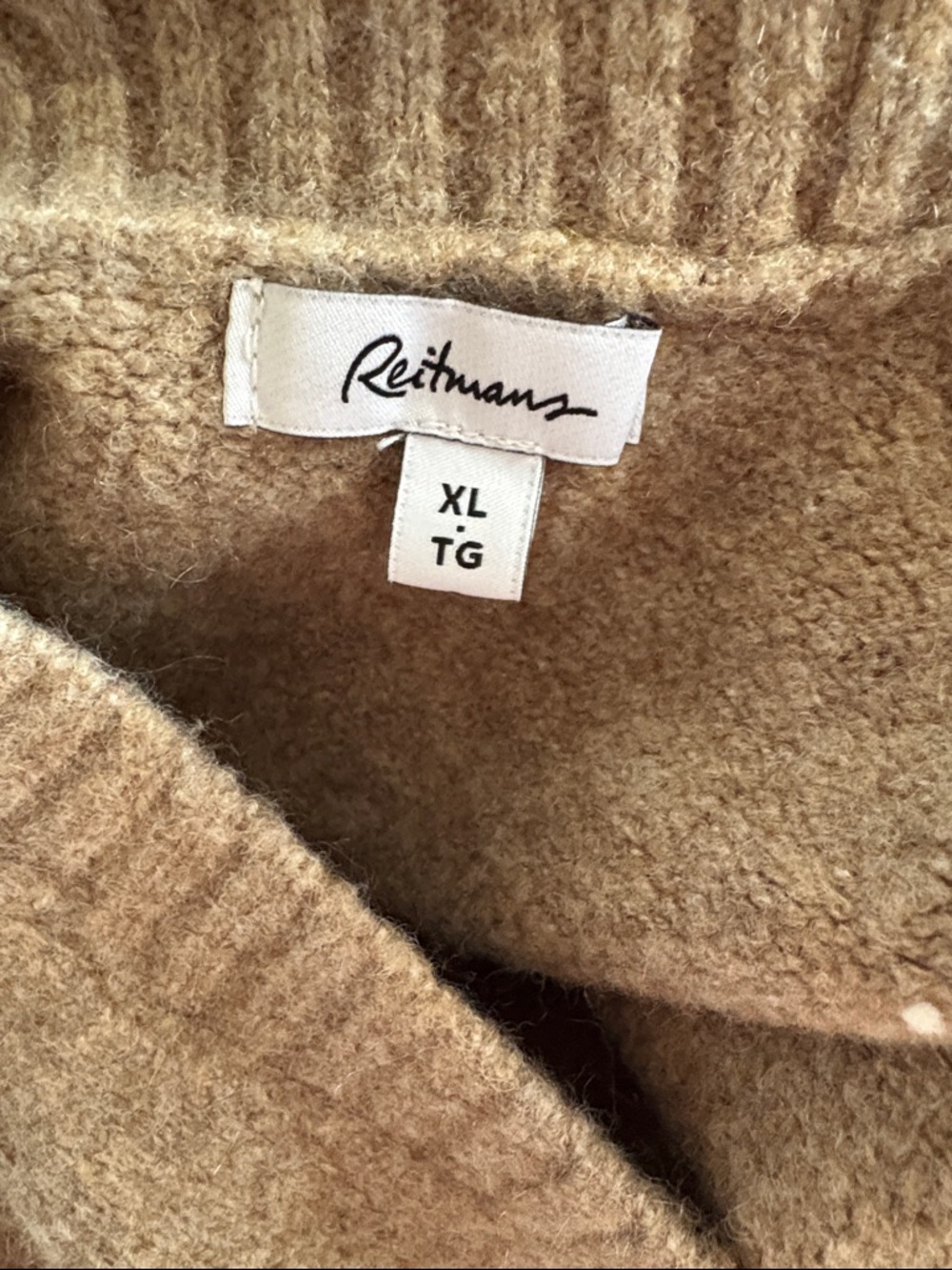 Reitmans Taupe Relaxed V-Neck Button Cardigan - Picture 6 of 7